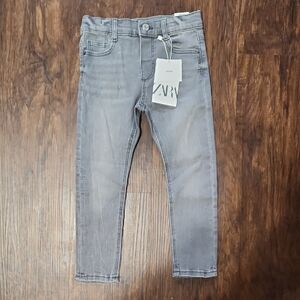 Zara Kids Charcoal Skinny Jeans